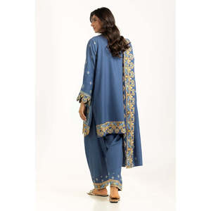 Conjunto de Traje de Pashmina Bordado de 3 Piezas para Mujer IUSTKSD-1220 - Product Image 2