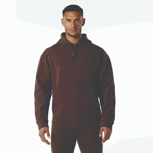 Sweat à capuche vierge Streetwear de haute qualité en coton lourd surdimensionné 400Gsm polaire sweat à capuche personnalisé fabricant de sweats à capuche courts lourds - Product Image 1
