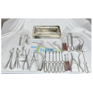 Juego de Instrumentos Ortognáticos, Instrumentos Maxilofaciales de Potencia Manual, Acero Inoxidable, Empaque en Caja de Esterilización - Product Image 1