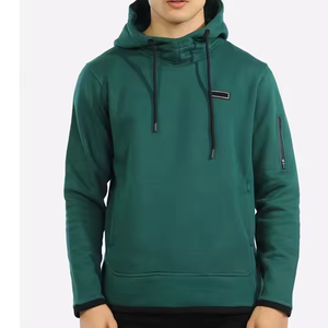 Sweats à capuche pour hommes 100% coton, séchage rapide et respirant, logo personnalisé et broderie 3D, coupe parfaite - Product Image 1