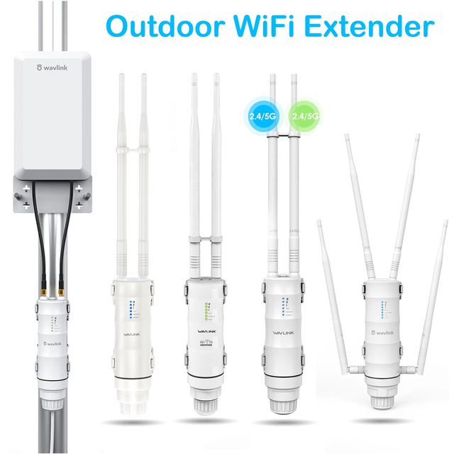 Factory Outdoor Access Point N300 AC600 AC1200 Cheap AP WiFi Range Extender PoE AC600 Wavlink AC1200