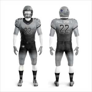 Top vente logo conception 100% polyester tissu respirant football américain uniformes sublimation maillot matériel sergé personnalisé - Product Image 6