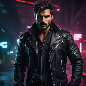 Biker Zipper Leather <b>Silver</b> Studded <b>Jacket</b> Men Winter Vintage Genuine Leather Coat Men's Genuine Leather Motorbike Racing <b>Jacket</b> - Product Image 5