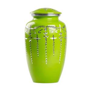 Gran demanda de urnas de aluminio hechas a mano, suministros funerarios, fabricante de cremación de urna de aluminio de la India con alta calidad - Product Image 1