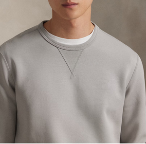 Sudadera con Capucha para Hombre al por Mayor de Fábrica OEM ODM, Logotipo Personalizado, Sudadera de Cuello Redondo de Felpa de Algodón, Ecológica, Antiarrugas para Entrenamiento en el Gimnasio - Product Image 4