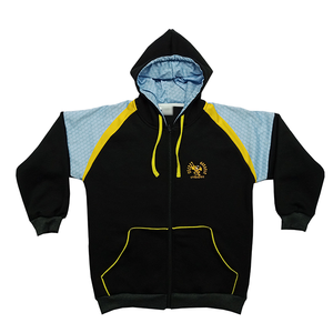 Sweats à capuche personnalisés de haute qualité avec poche kangourou sérigraphiés avec doublure d'hiver et design en sublimation. - Product Image 1