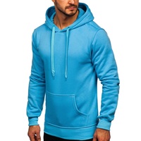 Sudadera con Capucha de Punto Grueso de Alta Calidad, Antiarrugas, de Algodón Ecológico, Estilo Francés, Hombros Caídos, Talla Grande para Hombre