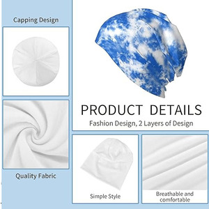 Moda Unisex camuflaje 3D bordado calavera gorro de punto 100% Acrílico - Product Image 4