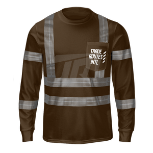 Ensemble de vêtements de travail de sécurité réfléchissants de haute qualité Chemise boutonnée à bavette en polyester imperméable pour les travailleurs en plein air - Product Image 5