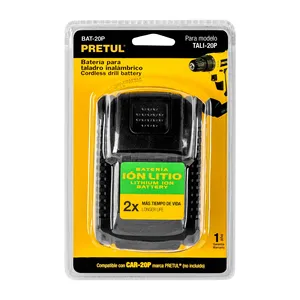 PRETUL batteria TALI-20P trapano 20V 1 unità con tecnologia agli ioni di litio scatole di carta di qualità incluse - Product Image 2
