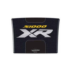 Sigillo Adesivo 3D Personalizzato per Moto BMW S1000XR in Finitura Triple Black - Product Image 1