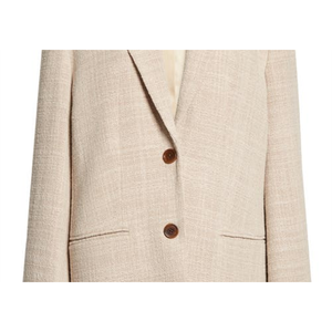 Blazer da Donna in Misto Cotone Testurizzato Rosettan di MALENE BIRGER, Taglia 10, con Decorazione a Bottoni in Colore Naturale - Product Image 6