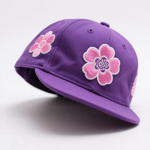Gorras de Béisbol Personalizadas con Bordado 3D, de Algodón, con Visera Plana, para Adultos, Lisas, Estilo Hip Hop, de 5 Paneles, con Cierre a Presión - Product Image 6