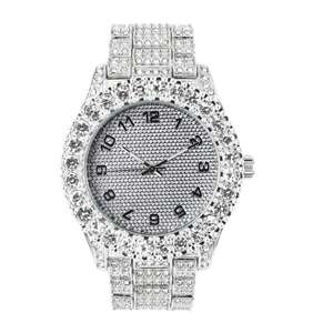 Custom <b>Square</b> Antique Fashion Mechanical Movement 41mm Glass Stainless Steel Iced Moissanite Diamond <b>Watch</b> Hip Hop Business - Product Image 3