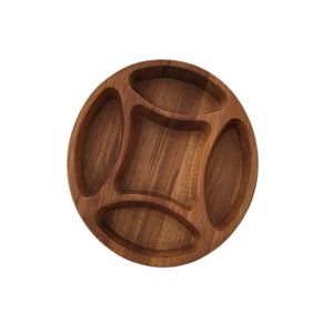 Plateau de service en bois pour fruits secs, forme carrée, qualité supérieure, pour dattes et autres en-cas, pour restaurant et usage domestique - Product Image 5