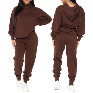 Nouveauté Ensemble de jogging pour femmes, survêtement de sport respirant, survêtement avec logo personnalisé 100% coton Service OEM - Product Image 5
