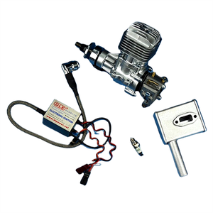 Moteur à essence pour modèle d'avion DLE20CC, refroidissement par air naturel, monocylindre, échappement latéral, démarrage manuel, pour pièces d'aviation fixes VTOL - Product Image 1