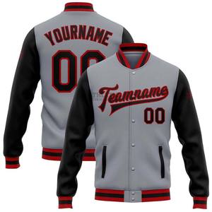 OEM diseño personalizado nombre del equipo ropa de hombre chaqueta universitaria al por mayor precio barato transpirable chaqueta de béisbol universitaria para hombres adultos - Product Image 1