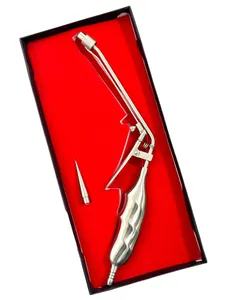 ชุดอุปกรณ์ผูกริดสีดวงทวารแบบดูดด้วยมือ 3 ชิ้น - ตัวผูกแบบตรงและแบบงอ พร้อมกรวยใส่สายผูก |   เครื่องมือผ่าตัดนรีเวชวิทยาทำจากสแตนเลส - Product Image 5