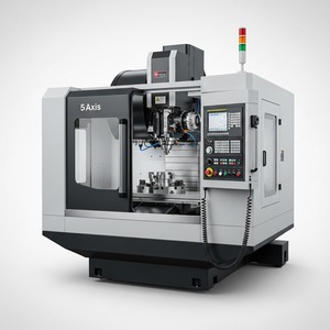 เครื่องกัด CNC 5แกนความแม่นยำสูงพร้อมการควบคุมแบบ Fanuc และเรียวแกนหมุน BT40สำหรับการทำแม่พิมพ์ยานยนต์และอวกาศ - Product Image 3