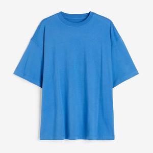 T-shirt à manches courtes col rond pour hommes 100% coton séchage rapide durable couleur unie 200 grammes poids du tissu personnalisable de haute qualité - Product Image 1