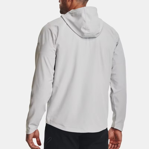 Vestes coupe-vent imperméables en softshell décontractées pour la randonnée et la pêche, à capuche zippée intégrale, design personnalisé de qualité supérieure OEM - Product Image 2