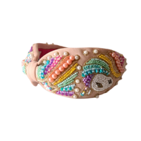 Diademas Bordadas Hechas a Mano con Cuentas, Unisex, con Diseño Personalizable para Uso Diario - Accesorios de Moda en Tendencia