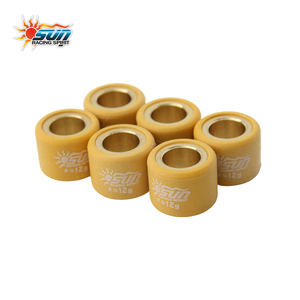 ลูกกลิ้งวาริเอเตอร์ CVT สำหรับสกู๊ตเตอร์ SUN Racing ทำจากโลหะ น้ำหนัก 12 กรัม ขนาด 18x14 มม. ชุดอัพเกรดลูกกลิ้งพูลเลย์ สำหรับ BEAT Fi (6 ชิ้น) ผลิตในไต้หวัน - Product Image 5