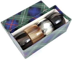 Rond de serviette en corne 100% ronds de serviette en corne de buffle et de boeuf meilleure qualité fabricant indien véritable artisanat naturel porte-anneau de serviette - Product Image 6