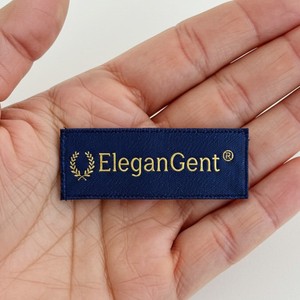 Etiquetas de ropa de satén tejido de Damasco de gama alta para hombres y mujeres OEM/ODM Producción rápida Fabricación personalizada para ropa de moda - Product Image 3