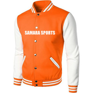 Nueva chaqueta universitaria de satén profesional OEM al por mayor, chaqueta de béisbol activa de invierno bordada con letras - Product Image 2
