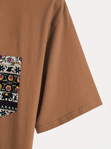 T-shirt de sport d'été à la mode pour hommes, stock décontracté de coton et de bambou, vêtements en vrac, balle de vêtements mixtes, vêtements d'occasion, nouvelle collection - Product Image 2