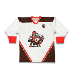 Maillot de hockey sur glace en maille personnalisable de la meilleure qualité vêtements de sport OEM OEM logo brodé personnalisé impression d'uniformes d'équipe pour adultes - Product Image 6
