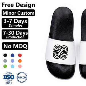 BreezeStep Özel Logolu Unisex Terlik Su Geçirmez Kaymaz Kalın Tabanlı Hafif Nefes Alabilen İç ve Dış Mekan Ev Terliği - Product Image 1