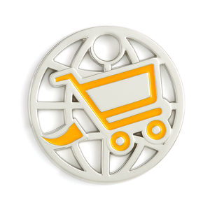 Cadeaux souvenirs de supermarché, porte-clés en émail doux avec logo de marque personnalisé, porte-clés pour chariot de supermarché - Product Image 3