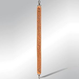 Nouvel arrivage de clés de bracelet en cuir repoussé à la main porte-clés en cuir imprimé floral accessoires en cuir repoussé sangles de clés - Product Image 5