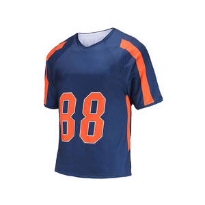 Camiseta deportiva de rugby de manga larga con logo bordado de sarga de aparejos personalizados de algodón, camiseta de fútbol personalizable - Product Image 6