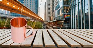 Tazas de mula de Moscú de metal de cobre Classique-Capacidad de tazas sólidas puras hechas a mano 100%-16 oz - Product Image 3