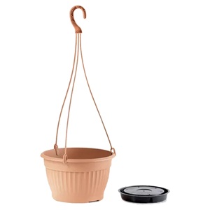 Fioriera pensile TERRA 4L, dimensioni (mm) 230x230x140, colore Terracotta - Product Image 4