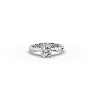 Anillo de Diamante Cultivado en Laboratorio, Corte Geométrico, 0.75 Quilates, Oro Amarillo o Blanco, Certificado IGI, Joyería de Compromiso - Product Image 6