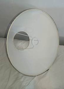 Pantalla de lámpara hecha a mano de lujo de tela de lino blanco para iluminación moderna, Simple diseño elegante, bombillas LED compatibles para cubiertas de luz - Product Image 4