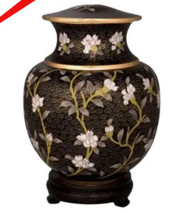 Premium Quality Flower Antique <b>Keepsake</b> <b>Ashes</b> Adult Cremation Urns - Product Image 1