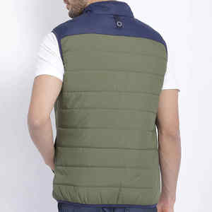 Gilet matelassé décontracté léger pour hommes Vêtements d'hiver élégants et respirants Gilets à logo personnalisé confortables et à haute vente - Product Image 2