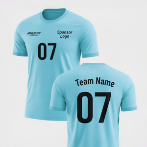 เสื้อฟุตบอลเด็กแบบสั่งทำสำหรับโรงเรียนและทีมมืออาชีพ ผลิตจากโพลีเอสเตอร์ระบายอากาศได้ดีและดีไซน์ที่เป็นเอกลักษณ์ - Product Image 1