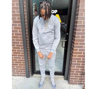 Ensemble de survêtement en molleton d'hiver pour homme, taille plus, sans marque, fabriqué aux États-Unis, avec logo brodé personnalisé - Product Image 4