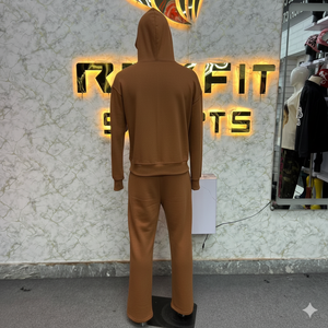 Vente chaude Meilleure qualité Personnalisé Client Le plus demandé Prix bas Style Unique Long cordon Unisexe Zipper Survêtements - Product Image 6