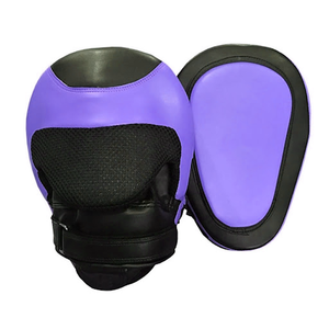 Leather <b>Focus</b> <b>Pads</b> Lace-Up Closure Breathable Eco-Friendly Waterproof Flame-Retardant for Adults Martial Arts Kickboxing - Product Image 2