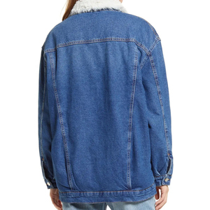 แจ็กเก็ตยีนส์แบบหลวมสำหรับผู้หญิงแจ็กเก็ตยีนส์แบบลำลองสำหรับฤดูหนาว - Product Image 3