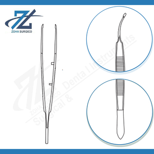 Pinces intra-capsulaires Arruga, manuelles, en acier inoxydable, réutilisables, instruments chirurgicaux pour l'élimination des résidus de lentilles - Product Image 3