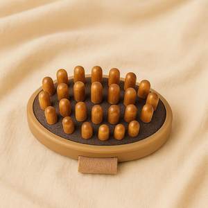 Peigne à cheveux en bois poli naturel, écologique, à dents larges, antistatique, outil pour le cuir chevelu - Product Image 2